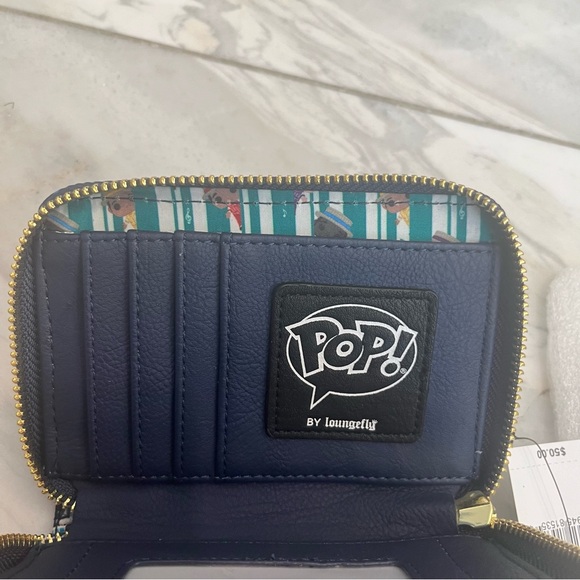 DISNEY PARKS LOUNGEFLY NWT DAPPER DAN MAIN STREET WALLET - Picture 5 of 6